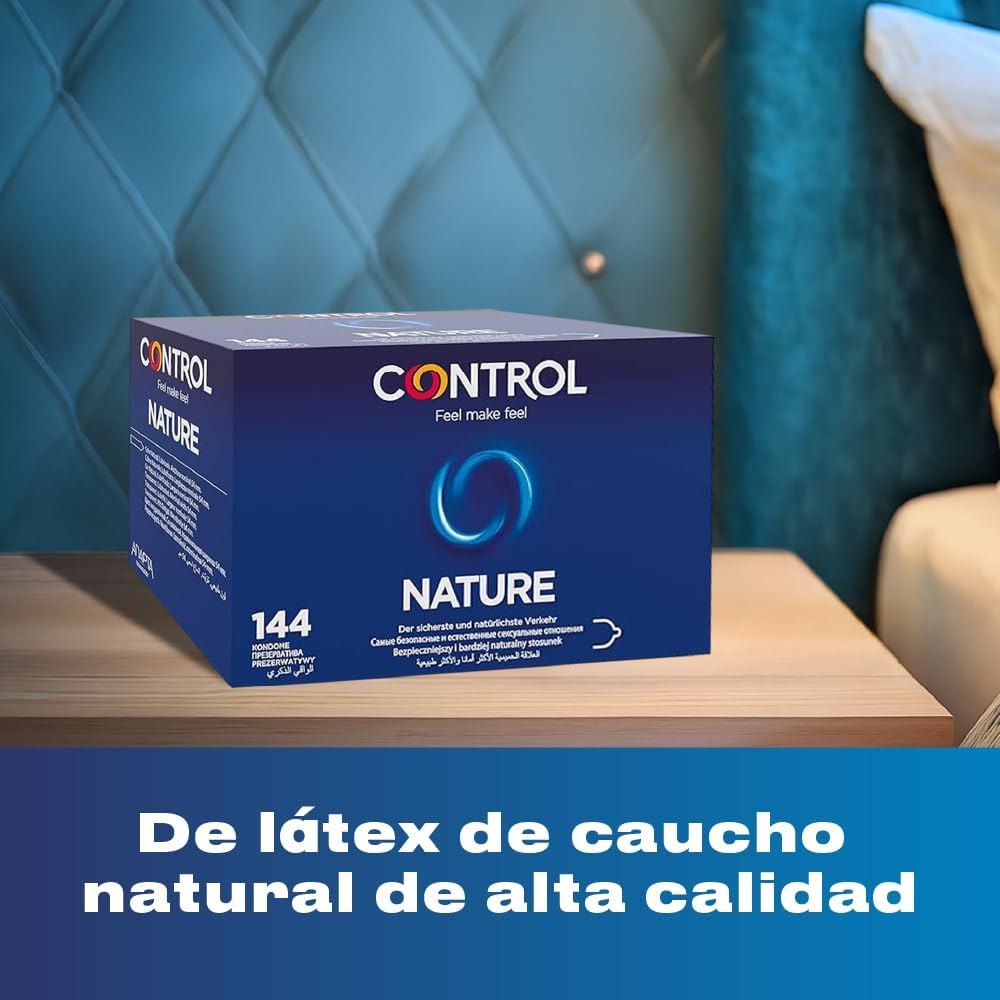 Preservativos Control Nature caja de 144 condones Abrefacil y lubricados